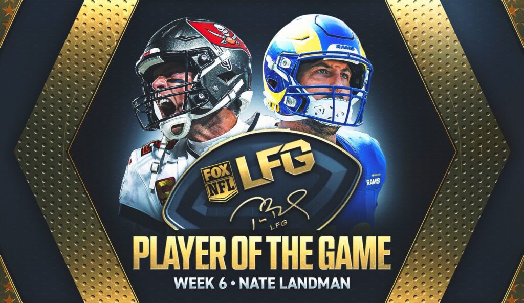Call Him ‘The Land Man’: Rams LB Nate Landman Wins Tom Brady’s LFG Player of the Game