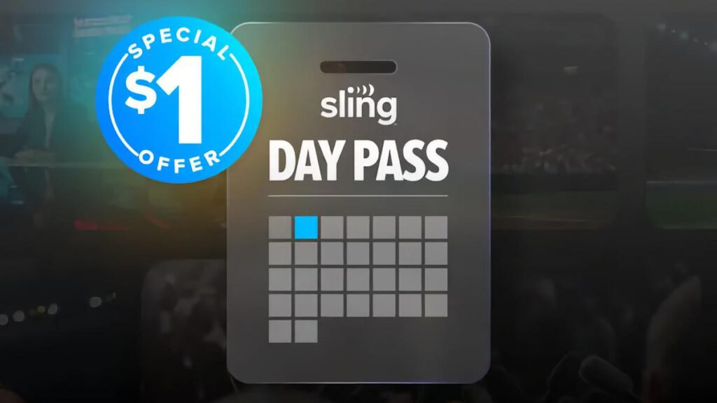 Sling Orange Day Passes are only $1 right now for Black Friday