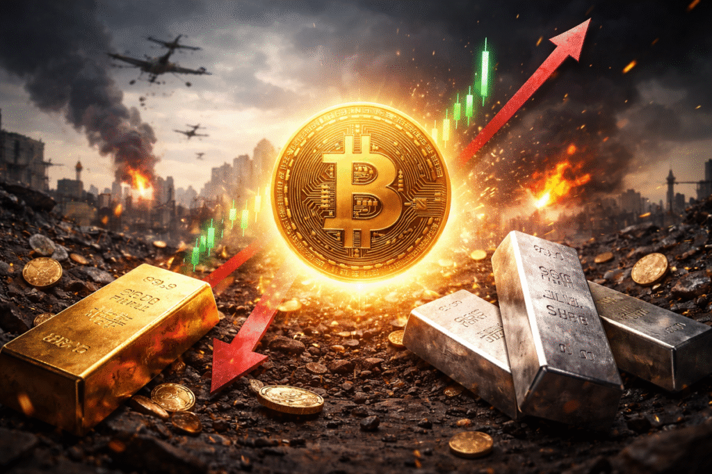 JPMorgan Says Bitcoin Is Beating Gold, Silver During The Iran War