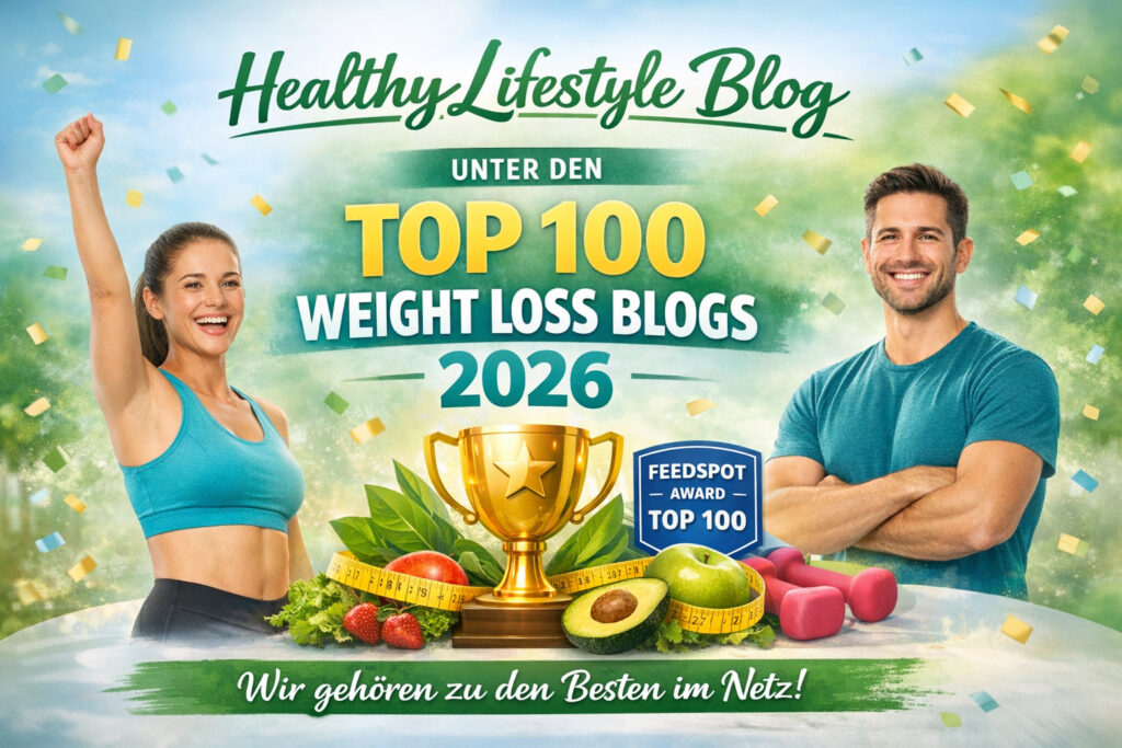 HealthyLifestyle Blog Among The Top 100 Weight Loss Blogs 2026 – Award From Feedspot
