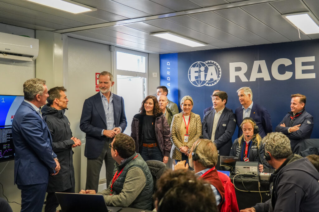 ABB FIA Formula E in Madrid Hosts a Royal Visit at Inaugural Race, Welcoming His Majesty King Felipe VI