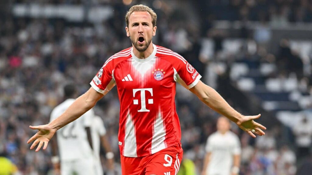 Diaz, Kane and Mbappe score as visitors edge pulsating Champions League tie