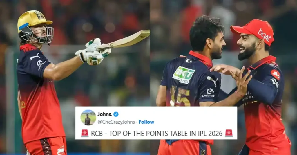 Fans react as Tim David’s masterclass propels RCB to emphatic win over CSK in IPL 2026