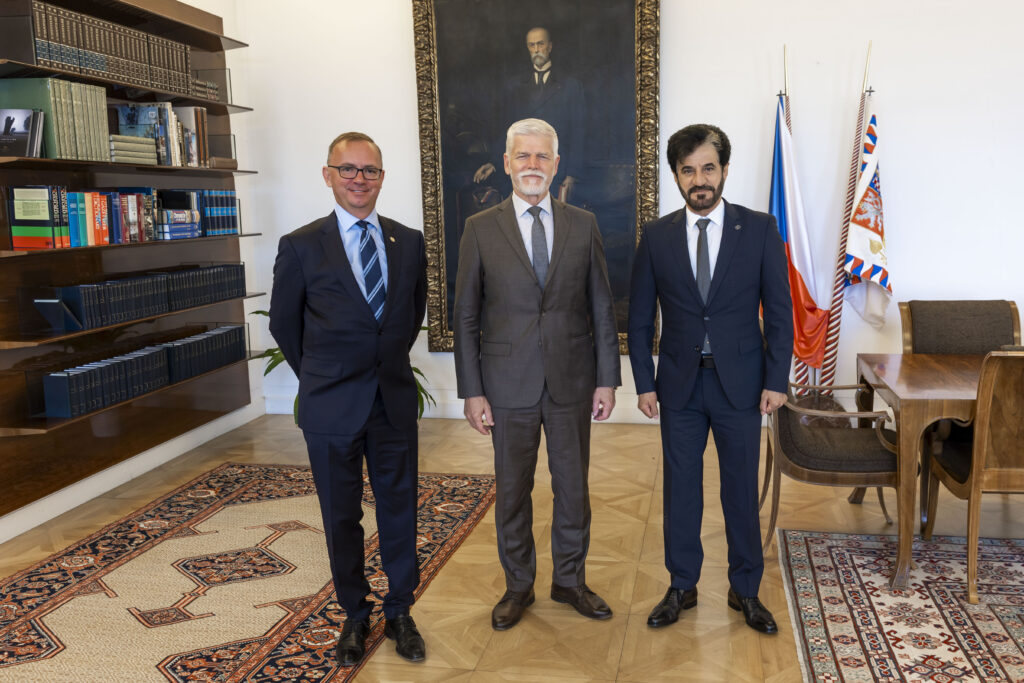 FIA President H.E. Mohammed Ben Sulayem Meets With President of the Czech Republic, Prime Minister, and Government Leaders in Prague