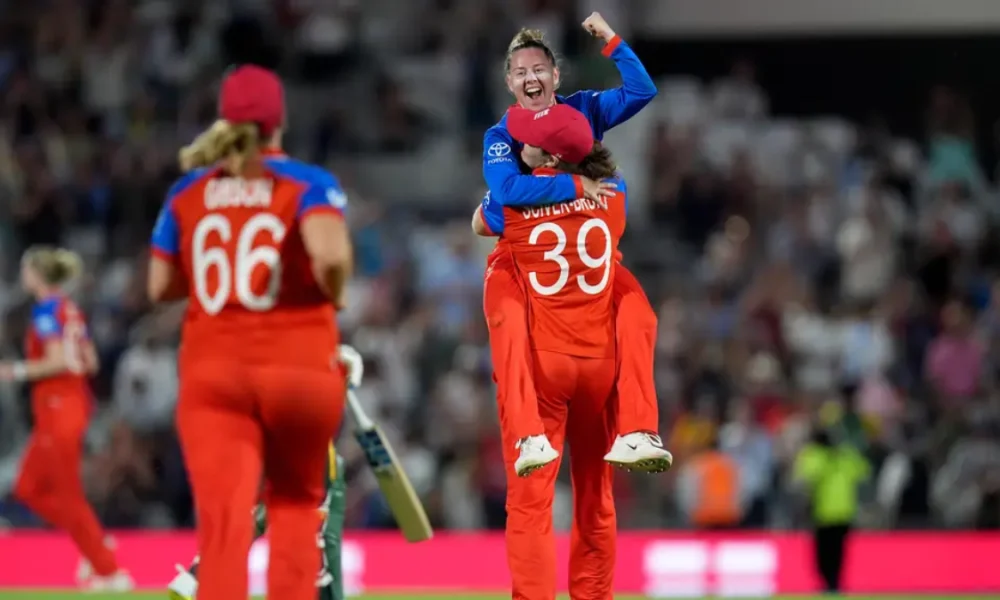 Nat Sciver-Brunt stars as England reach T20 World Cup final with South Africa win