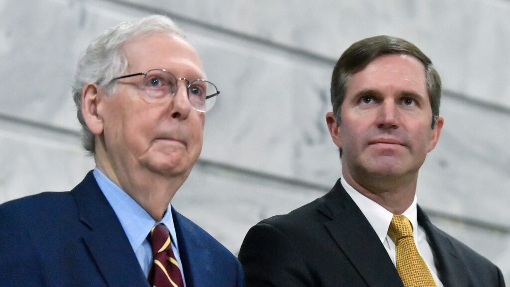 Kentucky Gov. Andy Beshear sends letter to Sen. Mitch McConnell asking for full update on health