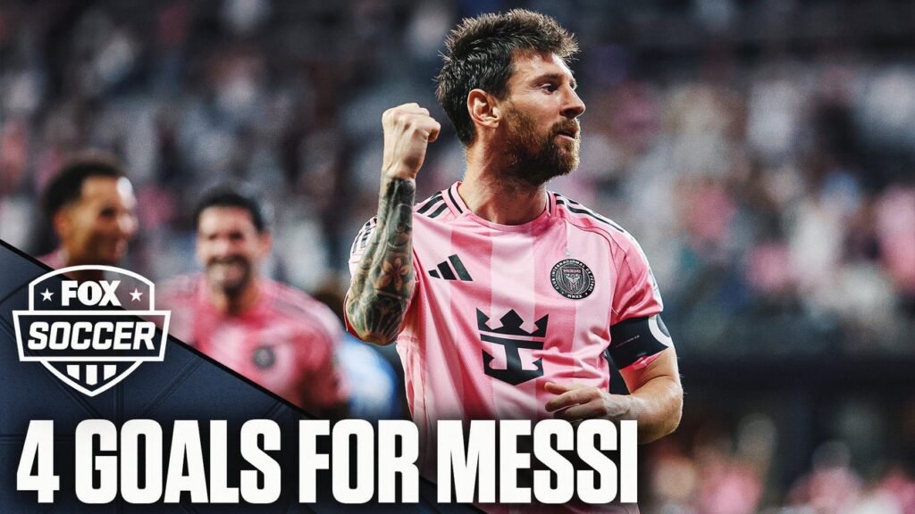 Lionel Messi Scores 4 Goals, Leads Inter Miami To Historic 7-1 Win Over Montréal