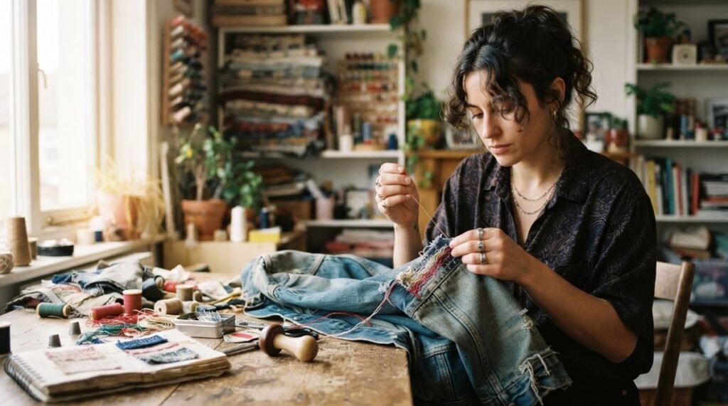 DIY Clothing Repair Becomes the New Fashion Trend