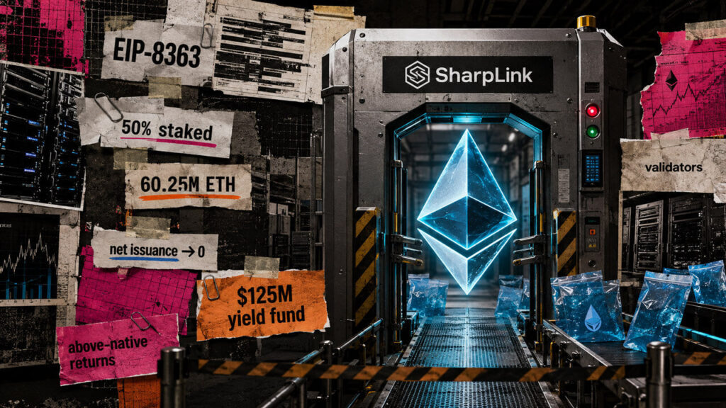 Ethereum staking proposal could pressure SharpLink’s yield
