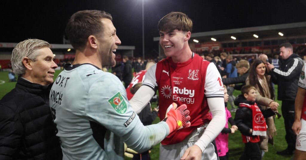 We took inspiration from Grimsby beating Manchester United last year